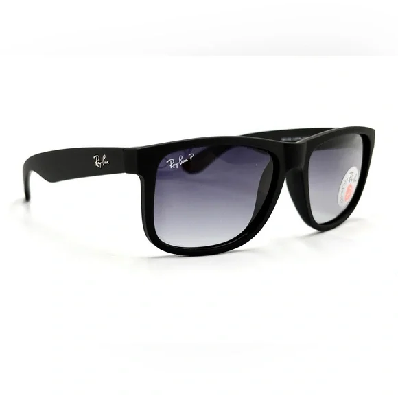 Ray-Ban Polarized Sunglasses Black With Smoke Lens RB4165 55mm Glare Reduction - Picture 10 of 10